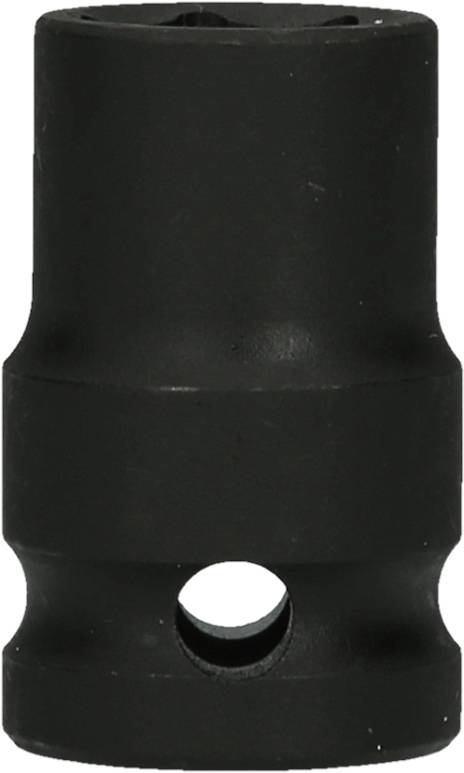 Black-painted tool socket with a circular opening at the bottom. It is used for hand tool applications.
