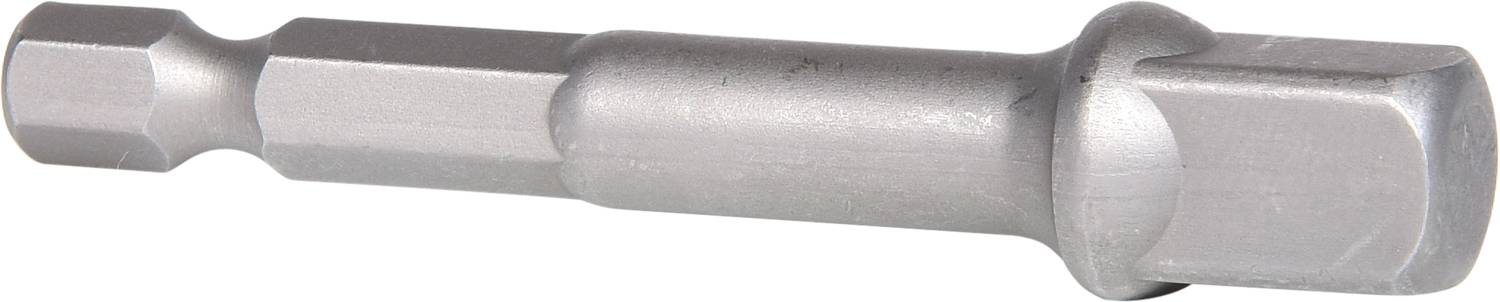 Metal drill bit with a hexagonal shank and cylindrical extension. Primarily used for securing in drilling machines.
