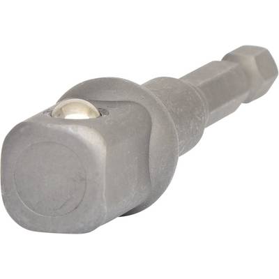 Grey square drive adaptor, used for connecting a spanner with a screwdriver head.