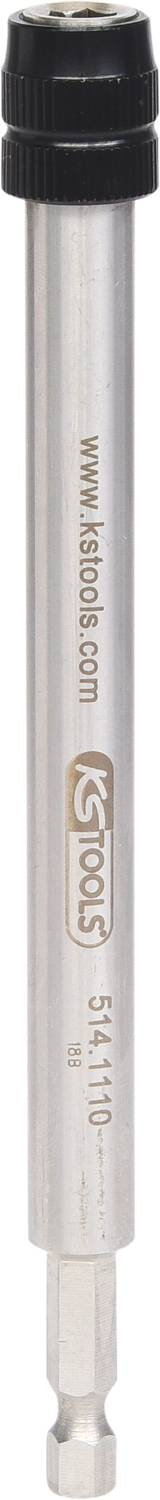 A silver tool attachment for drill machines, with the inscription 'Wera' and www.wera.de. Suitable for screw-related work.