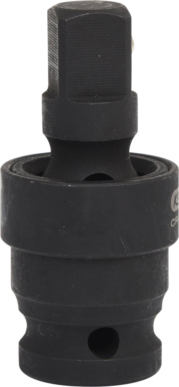Black metal torque joint, suitable for mechanical applications, recognisable by its flexible structure and connection.