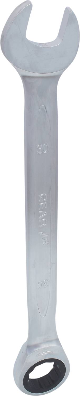 An adjustable spanner made of metal, suitable for various screw sizes.