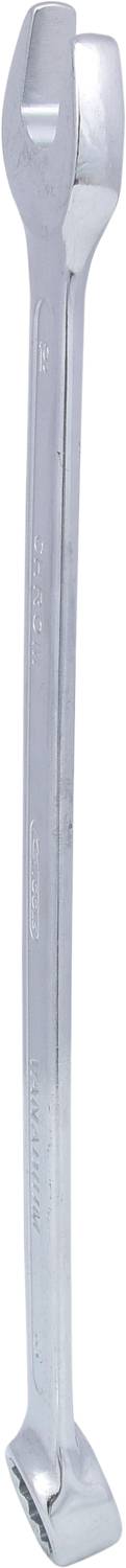 A silver crowbar with an angled end, typically used for levering and opening crates or for light demolition work.