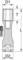 Technical drawing of a tool with KSTools logo. It depicts a socket with dimensions D1, D2, T (depth) and L (length).