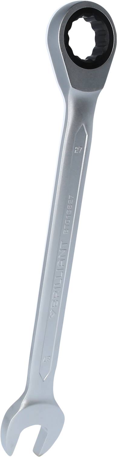 A silver split ring key, open at one end, with a ratchet on the other side, is shown vertically.