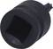 A black square-drive adapter for a socket wrench attachment, most likely for connection with a power tool.