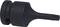 Black Torx screwdriver bit, suitable for machine or manual use, made from durable material.