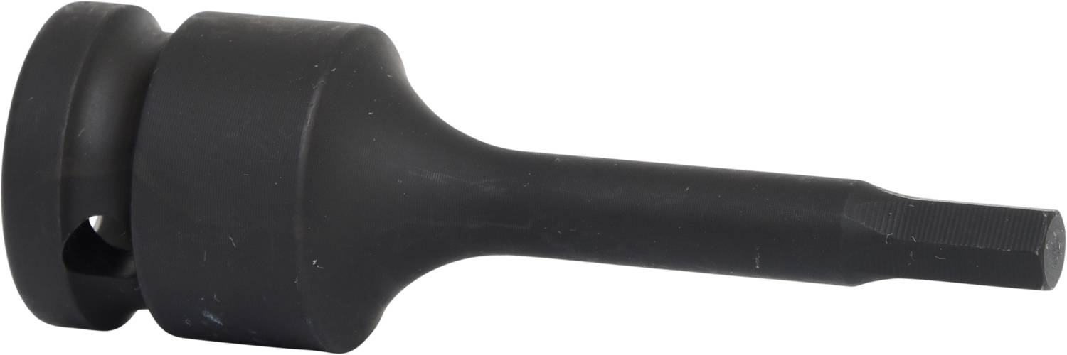 A black tool with a cylindrical head and an elongated handle, possibly an adapter or attachment for specialist applications.