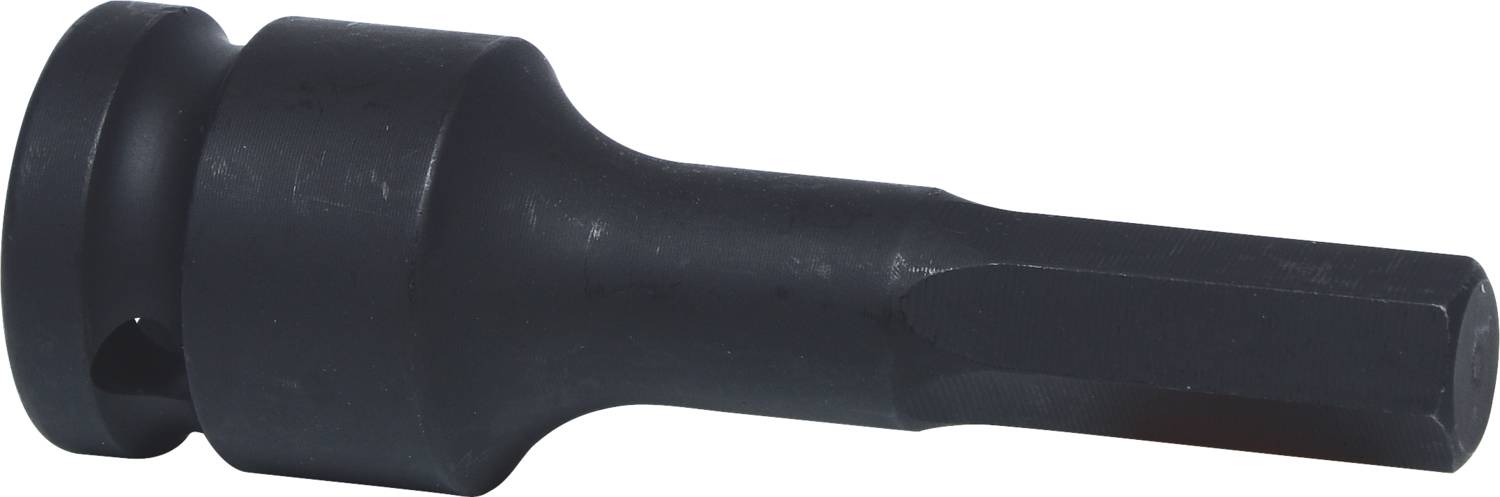 A black socket attachment with a hexagonal end, likely for a screwdriver or drill.