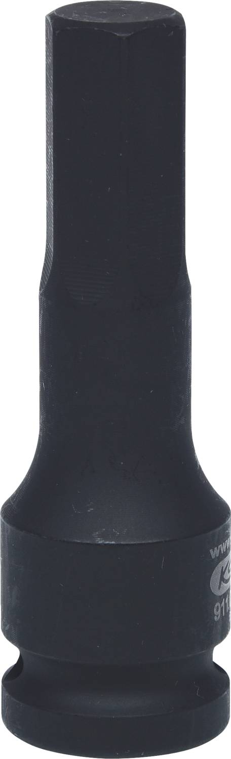 Black hex head socket wrench, suitable for work on mechanical or electrical equipment.