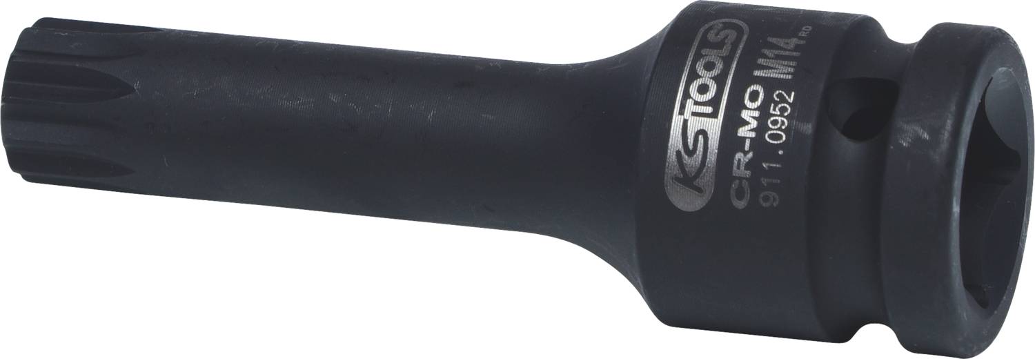 'Specialist socket wrench by KS Tools, CR-MO steel, size M14, with multi-tooth profile.'