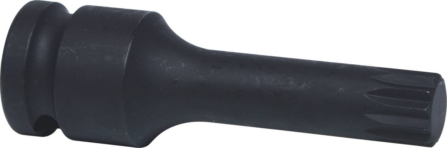 Black hex socket bit with knurled shaft, suitable for machine screw applications.