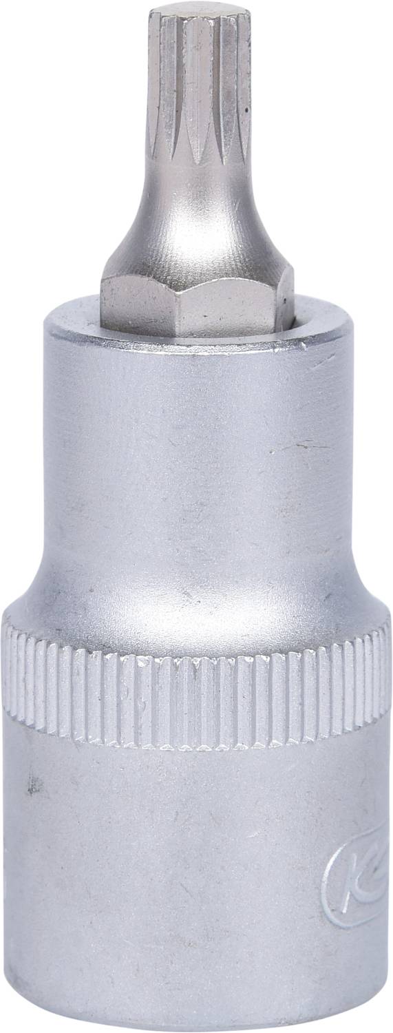 A silver Torx bit for screwdrivers.