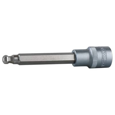 A hexagonal metal bit holder with rounded edges, primarily used for securely fastening bits in tools.
