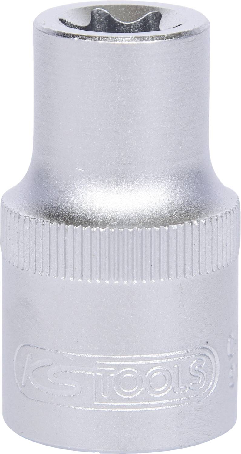 A silver-coloured socket wrench with knurling for better grip, suitable for screw work in various sizes.