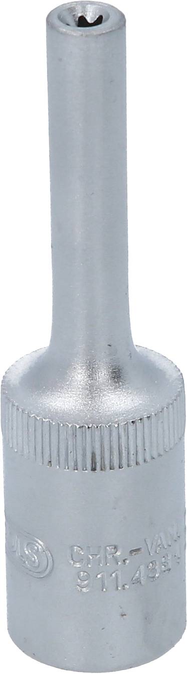 Metal socket with a short shaft, likely a bit holder, suitable for work with screwdrivers and bits.