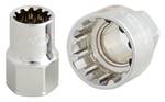 19mm TRIPLEplus Through-socket, 15mm