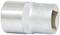 Metallic socket insert, cylindrical, with engraved size and material indication. Used for screw-related work.
