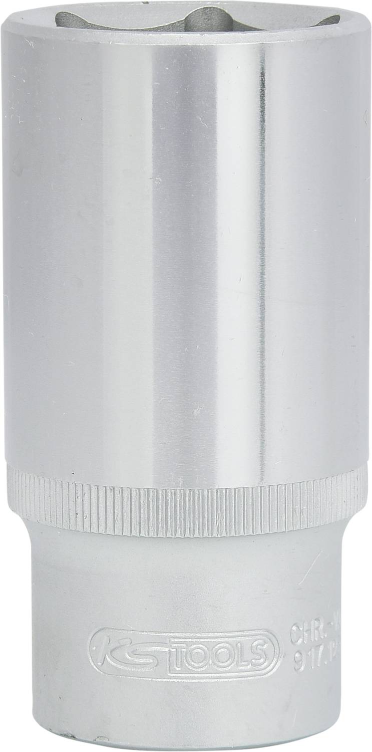 A silver pin nut, cylindrical in shape, with a ribbed grip area.