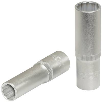 Two silver nuts with pins. One stands upright, the other lies sideways. Both have knurled grip surfaces and are hexagonal.