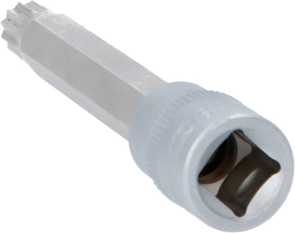 Long Allen key with hexagonal opening, used for the assembly and disassembly of screws or nuts in hard-to-reach areas.