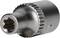A silver metal Torx bit attachment, cylindrical with a knurled edge. Primarily used for screw-related tasks.