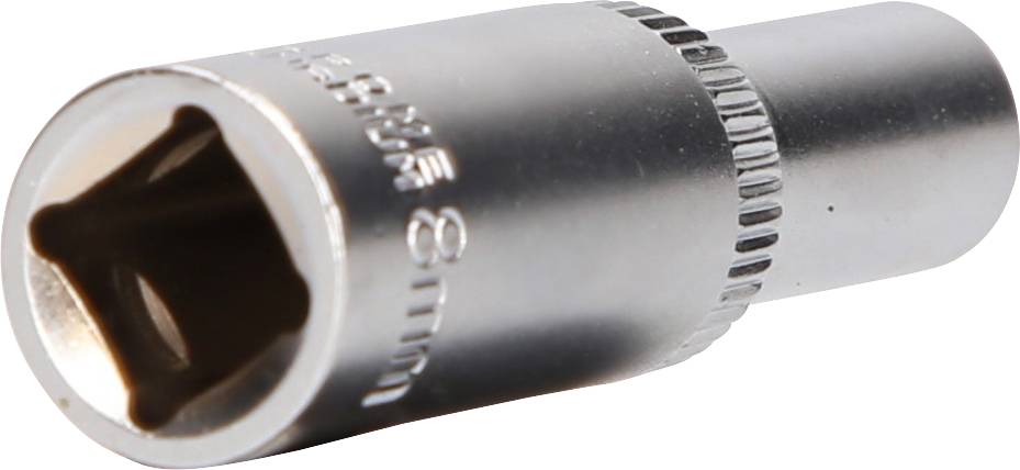 A silver hexagonal pin nut with a size of 8 mm is shown.