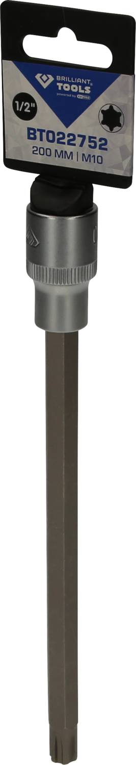 'Screw tool by Tools, Model BT022752, 200 mm long, Size 1/2, with hexagonal shaft and black head.'