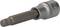 A silver Torx screwdriver bit with a knurled handle, suitable for tightening or loosening Torx screws.