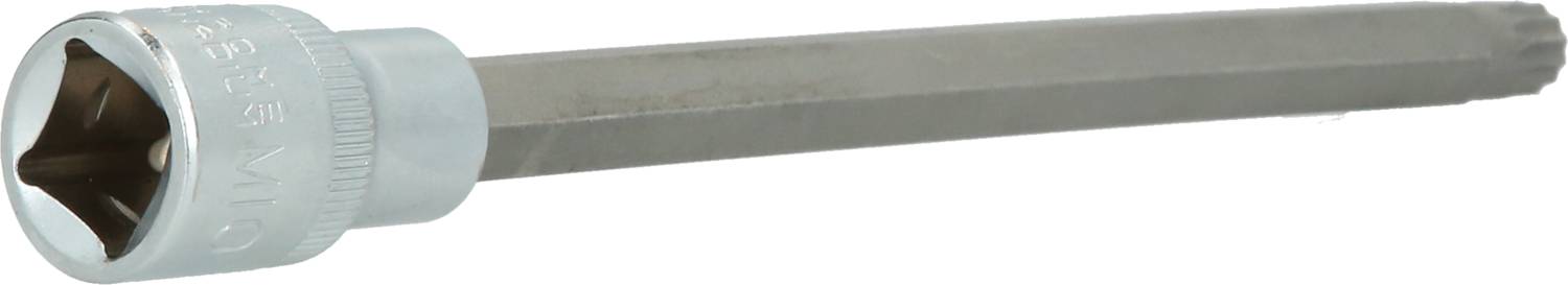 A hexagonal spanner (socket wrench) in silver and metal for DIY or industrial applications.
