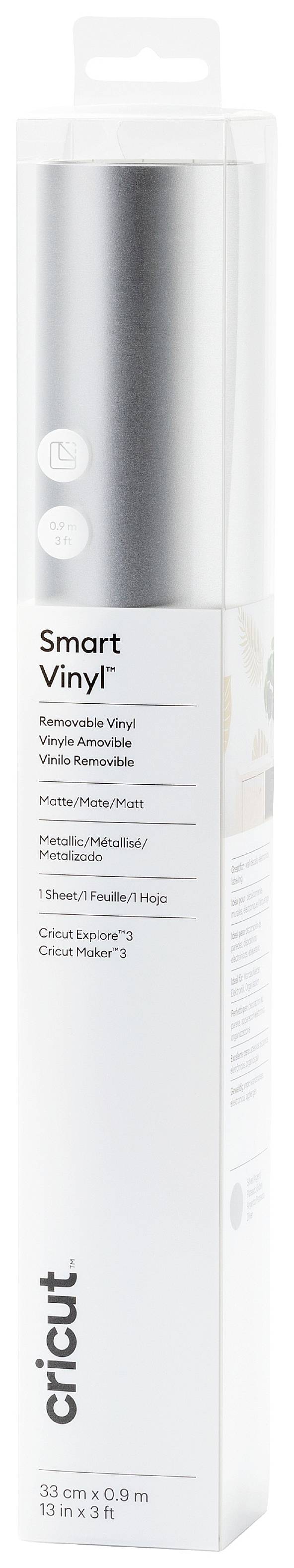 Cricut Smart Vinyl Removable Film Silver