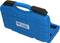 Blue toolbox with carry handle, labelled 'Brilliant Tools'.