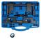 A blue tool case with a camshaft alignment tool set, suitable for BMW vehicles.