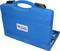 Blue tool case with handle, with 'Brilliant Tools' label on the front; partially open, containing tools.