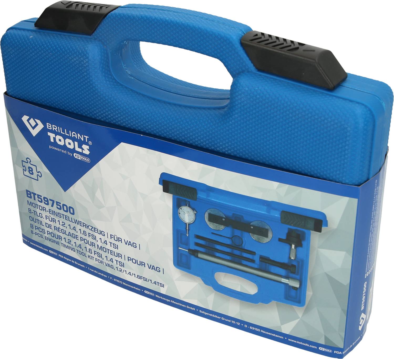 Brilliant Tools Timing Belt Tensioner Tool Set - 6-Piece VAG Adjustment Kit For Petrol/Diesel Engines - View #2