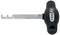 Key tool with plastic handle and metal rod, branded with 'KS TOOLS'. Used for unlocking mechanisms.