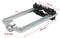 Metal angle bracket with rod mounting, holes for screws ('7 x'), and marked dimensions: length 260 mm, width 97 mm, diameter 30 mm.