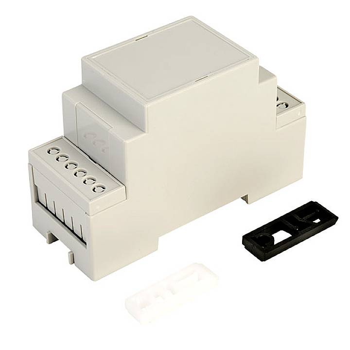 Camdenboss CNMB/2/KIT DIN rail casing 17.50 x 58 x 90 Grey 10 pc(s ...