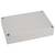 Rectangular, grey plastic enclosure with a closed lid, suitable for electronic circuits or as a protective housing.