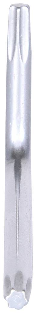 A metallic, elongated pin with a cross-shaped tip; presumably a specialised tool for technical applications.