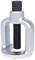 Metallic puller with robust thread and handle. Used for separating tightly fitted parts, such as ball joints.