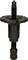 'A black puller with a screw thread, suitable for use in mechanical or technical repairs and assemblies.'