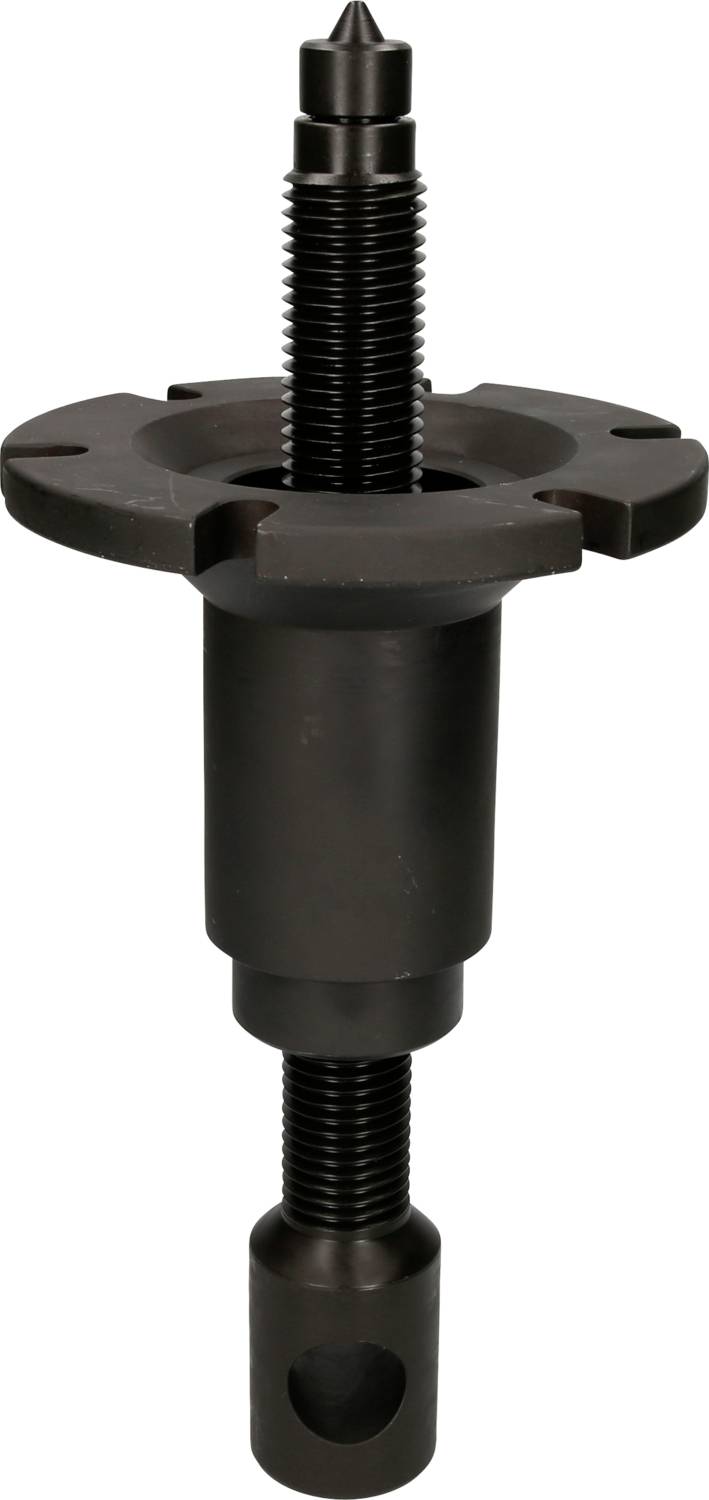 A black screwdriver bit with a round handle and a thick, grooved tip, suitable for heavy-duty fastenings.