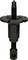 A black screwdriver bit with a round handle and a thick, grooved tip, suitable for heavy-duty fastenings.