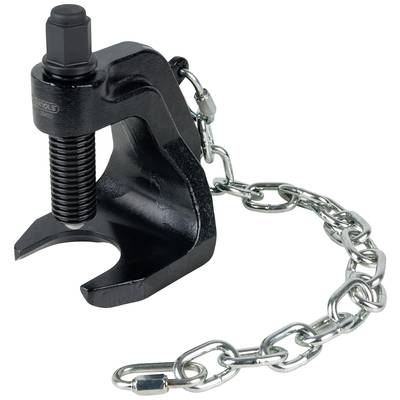 Black mechanical chain puller, used for safely removing bearings or gears from a shaft.