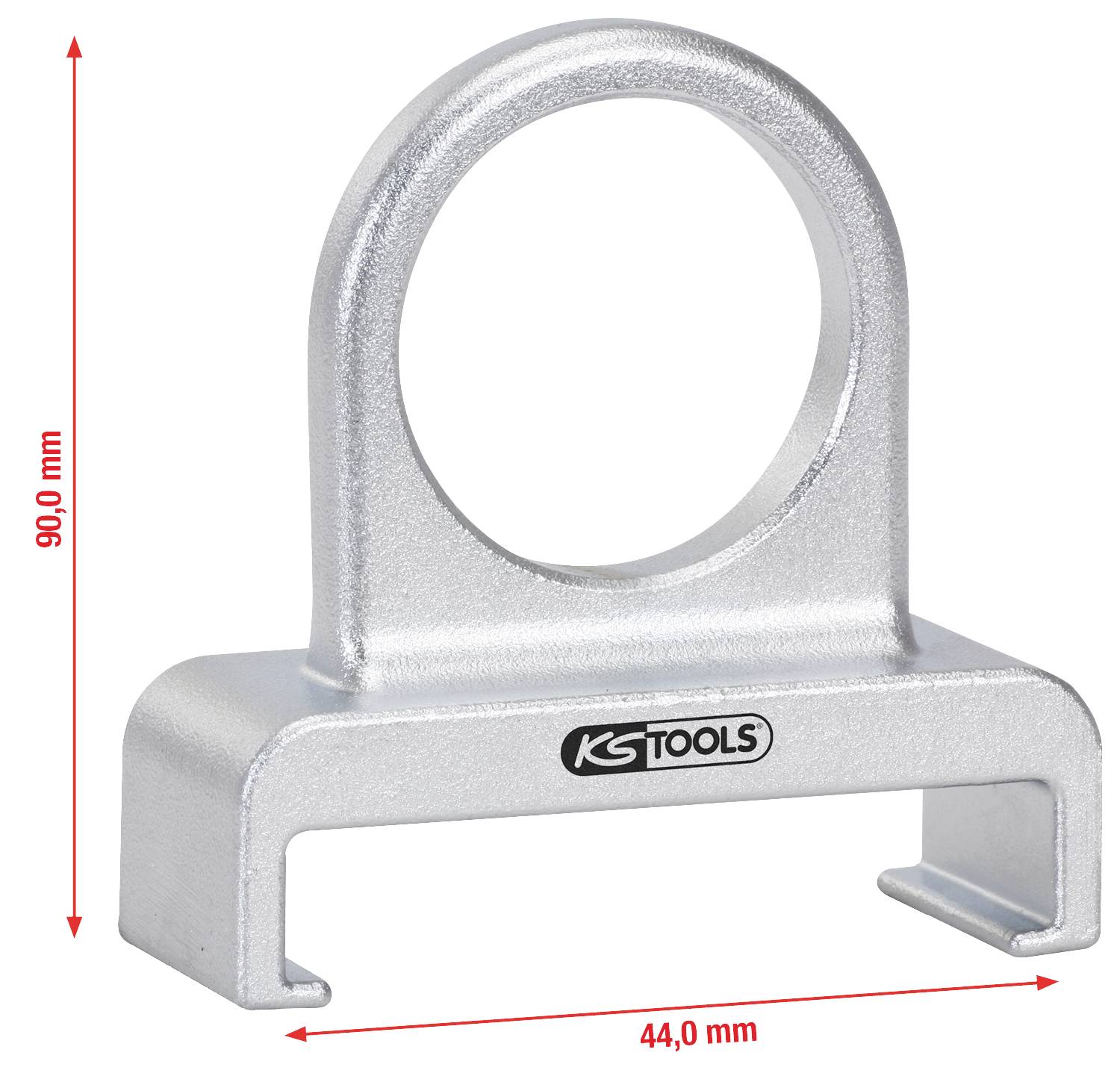 KS Tools Bracket, silver-coloured, Height 90.0 mm, Width 44.0 mm.