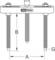 Diagram of a puller with three screws, labelled with dimensions 'A' for width and 'B' for height.