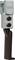 A silver tool with a black handle and two black screws, suitable for industrial applications.