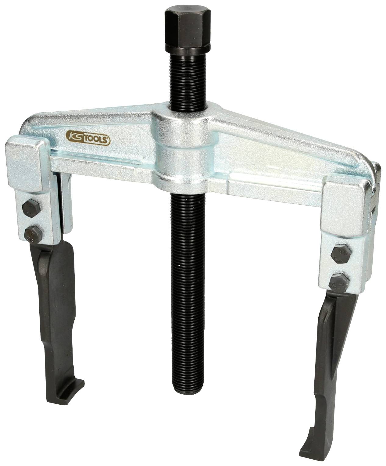 A two-arm puller, used for removing bearings and gears in mechanical and workshop applications.