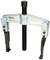 A two-arm puller, used for removing bearings and gears in mechanical and workshop applications.